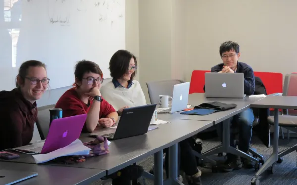 Students listening in on a lecture